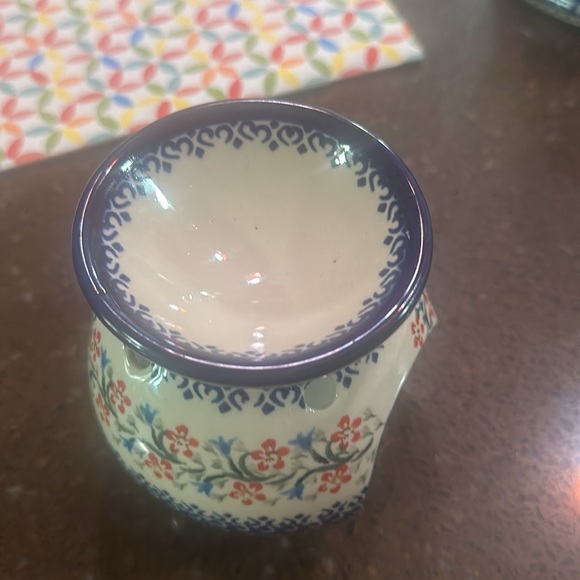 Beautiful wax or oil burner polish pottery unikat - Picture 4 of 7